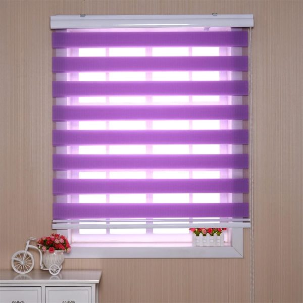 Purple Zebra Blinds